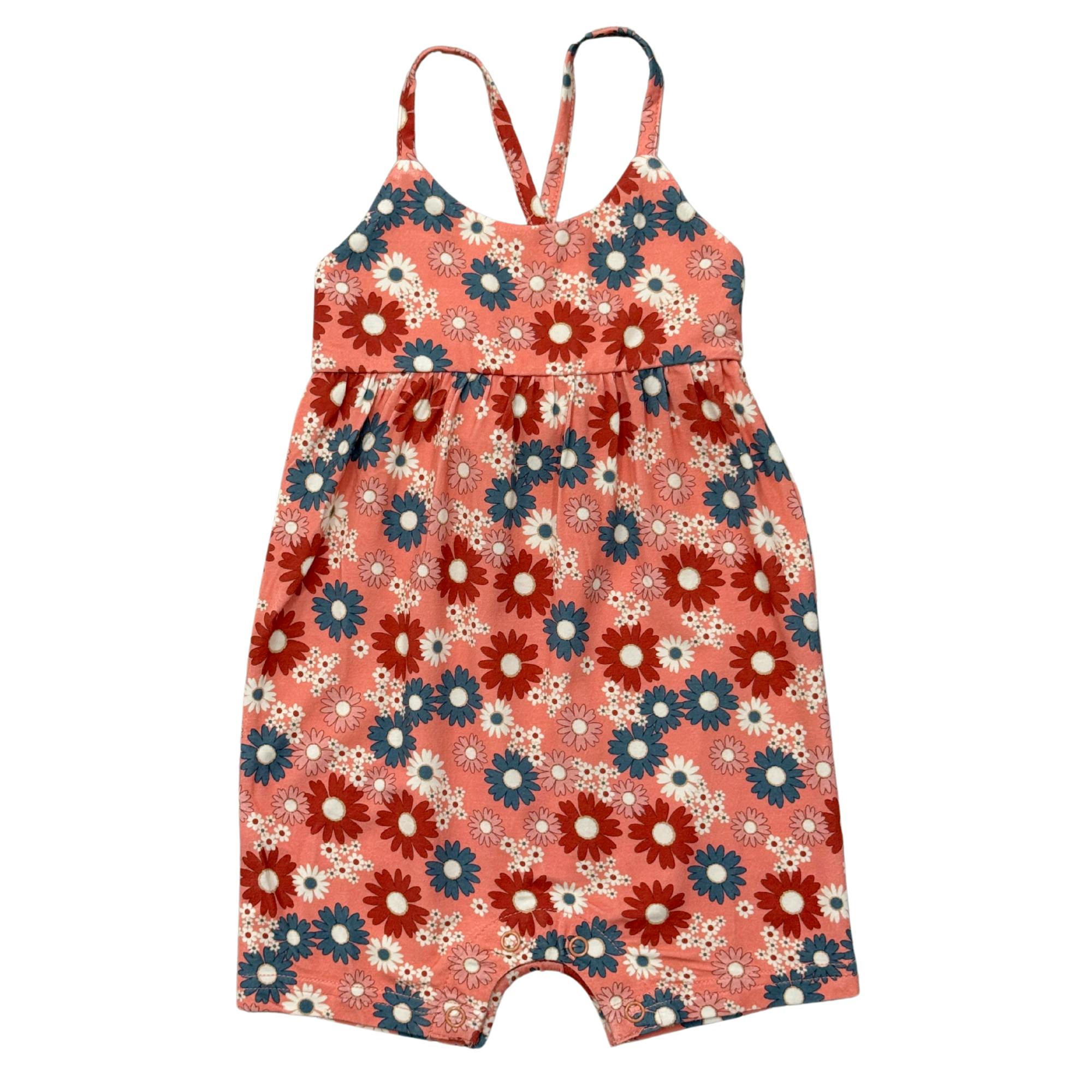 Girl's Tie-Back Romper