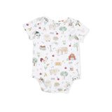 Cute Farm Animals Uni - Short Sleeve Bodysuit