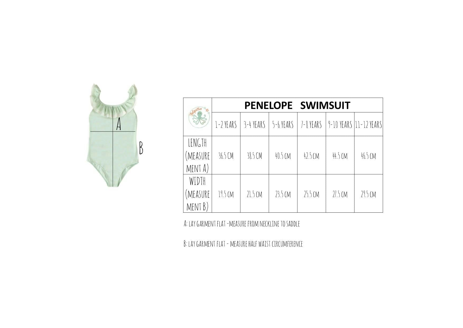 Penelope one piece - Delicate Mint