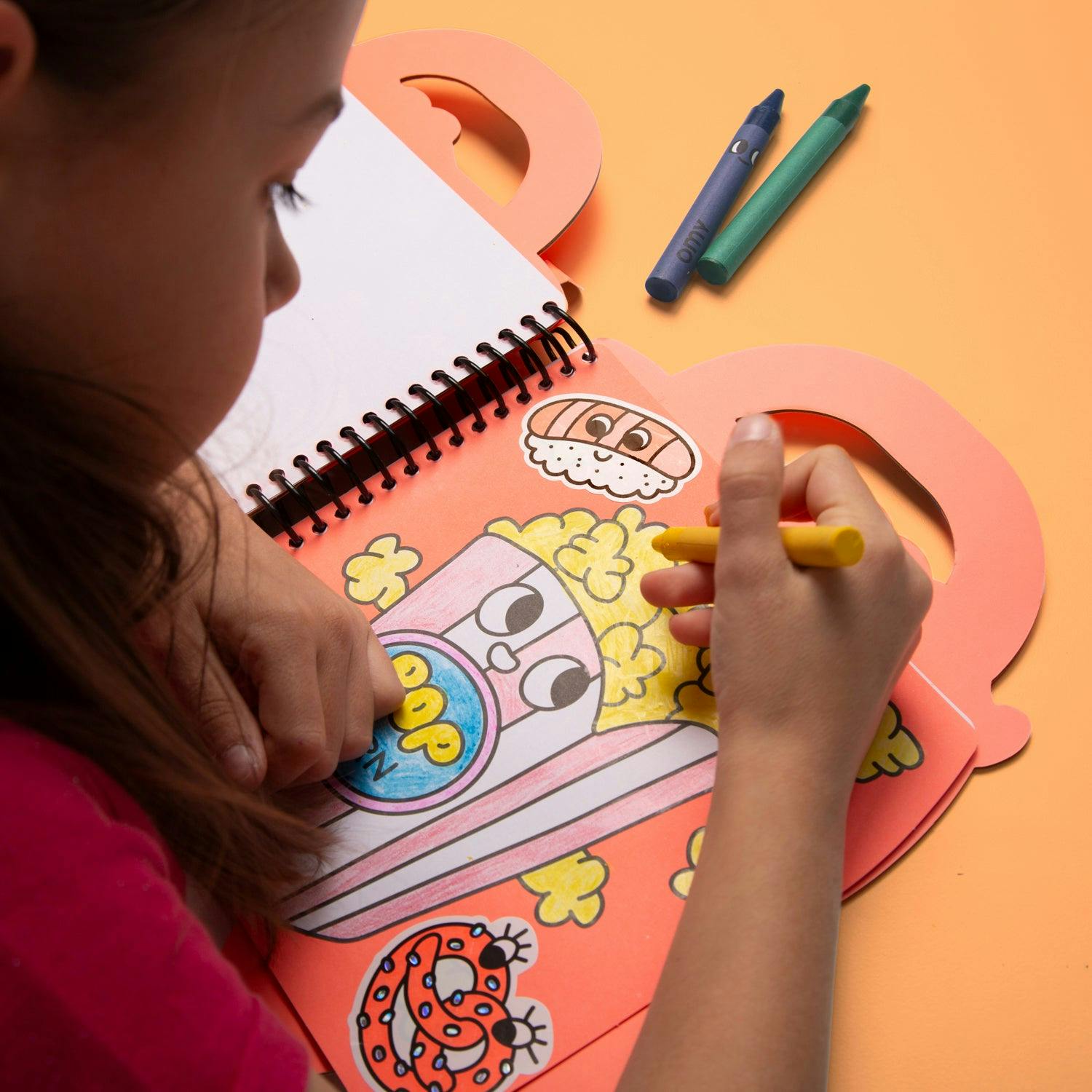 SUPER COLORING & STICKER BOOK YUMMY