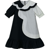 Lily dress (black/off-white)