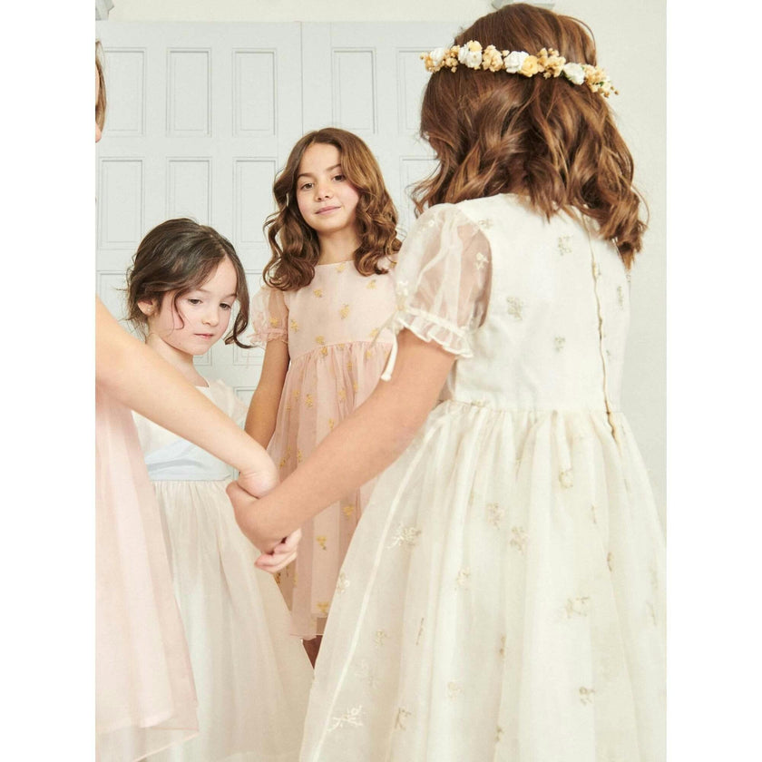 Ivory Gardenia Ceremony Girl Dress