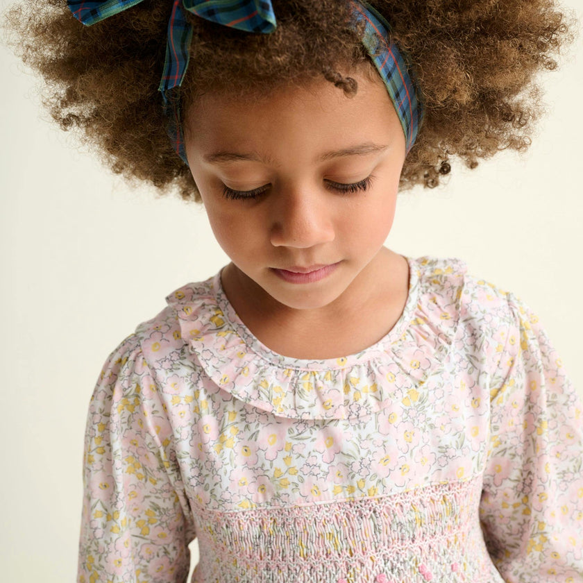 Smocked Girls Dress