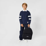 Navy Oversized Polo Shirt