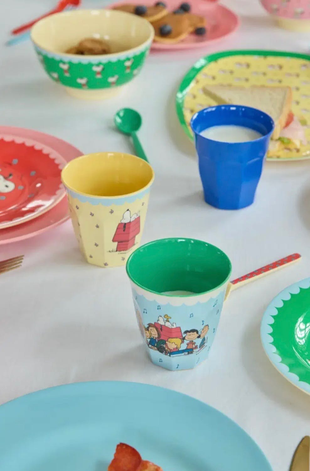 Melamine Cup with Snoopy Print - Medium - Pink - 8.45 oz -