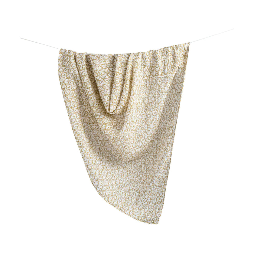 Kendi Cotton Muslin Swaddle Blanket Set (Safari, Set of 2)