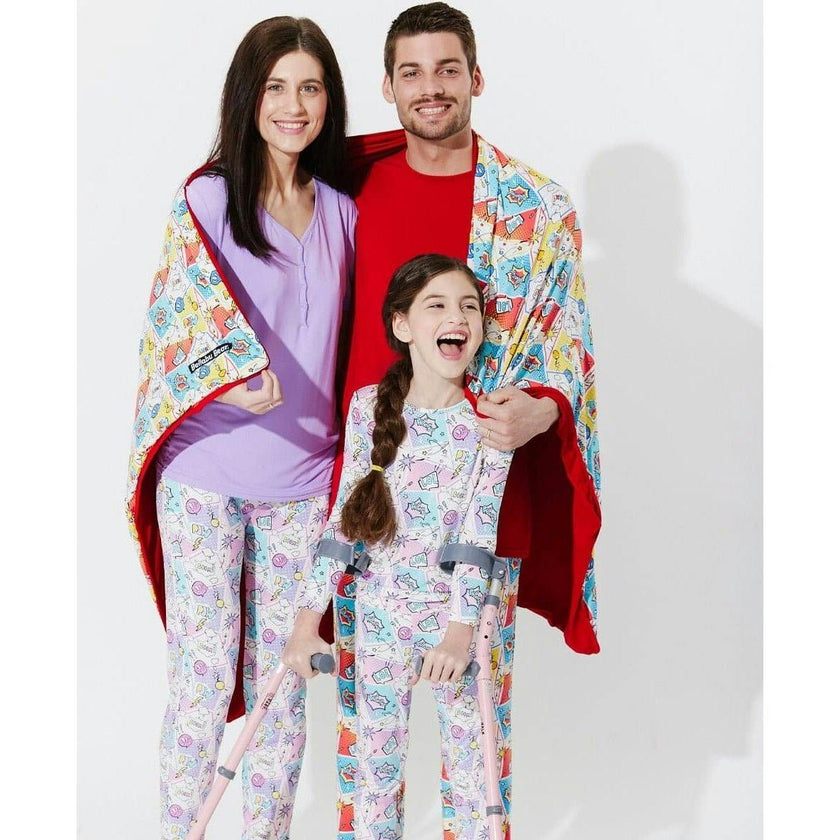 Comic Hero Bamboo Men's Pajama Set