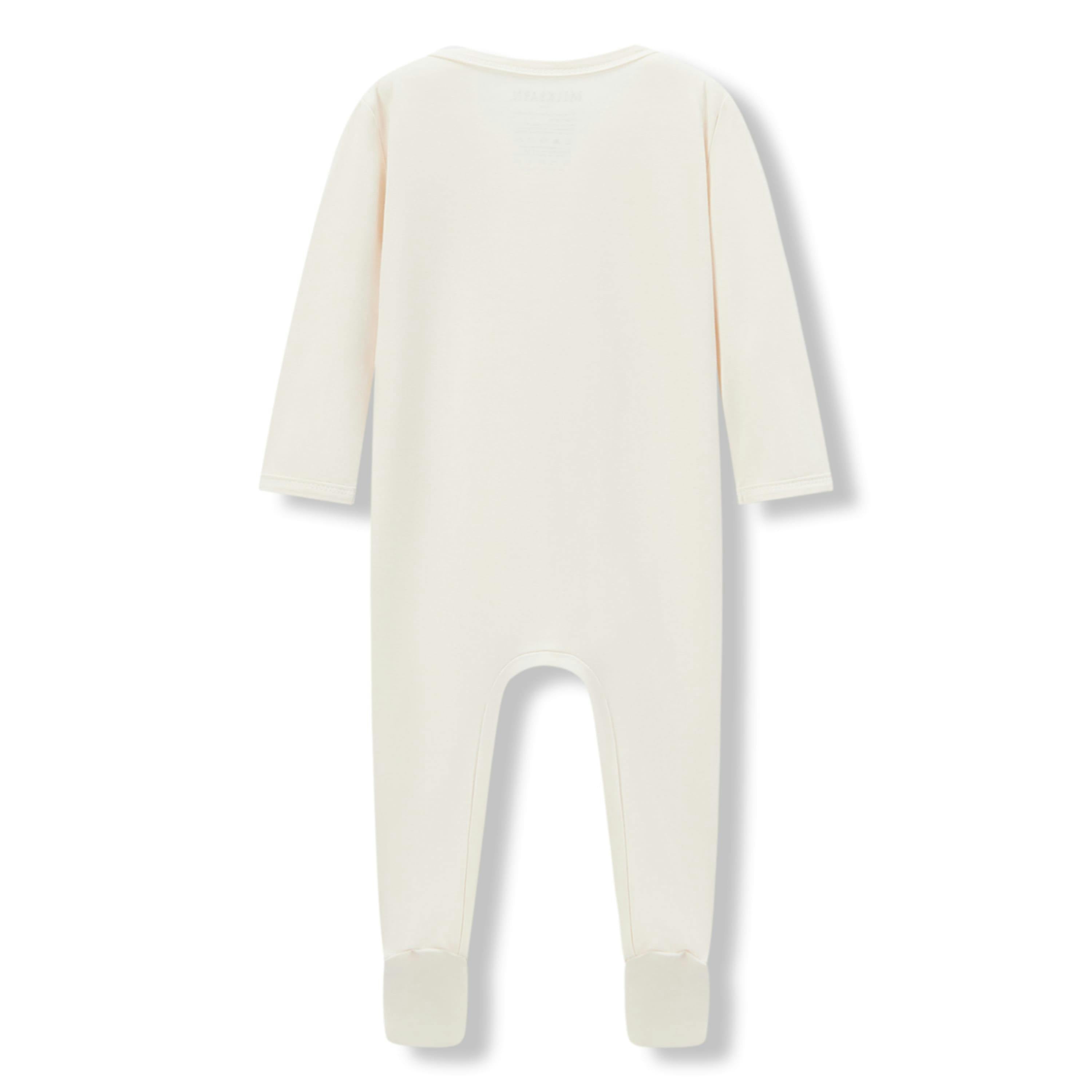 Salt Luxe Solid Zipper Footed Romper