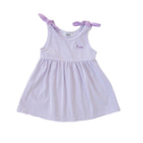Custom Embroidered Stripe Dress