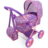 Peppa Pig: Doll Deluxe Pram & Bag - Purple