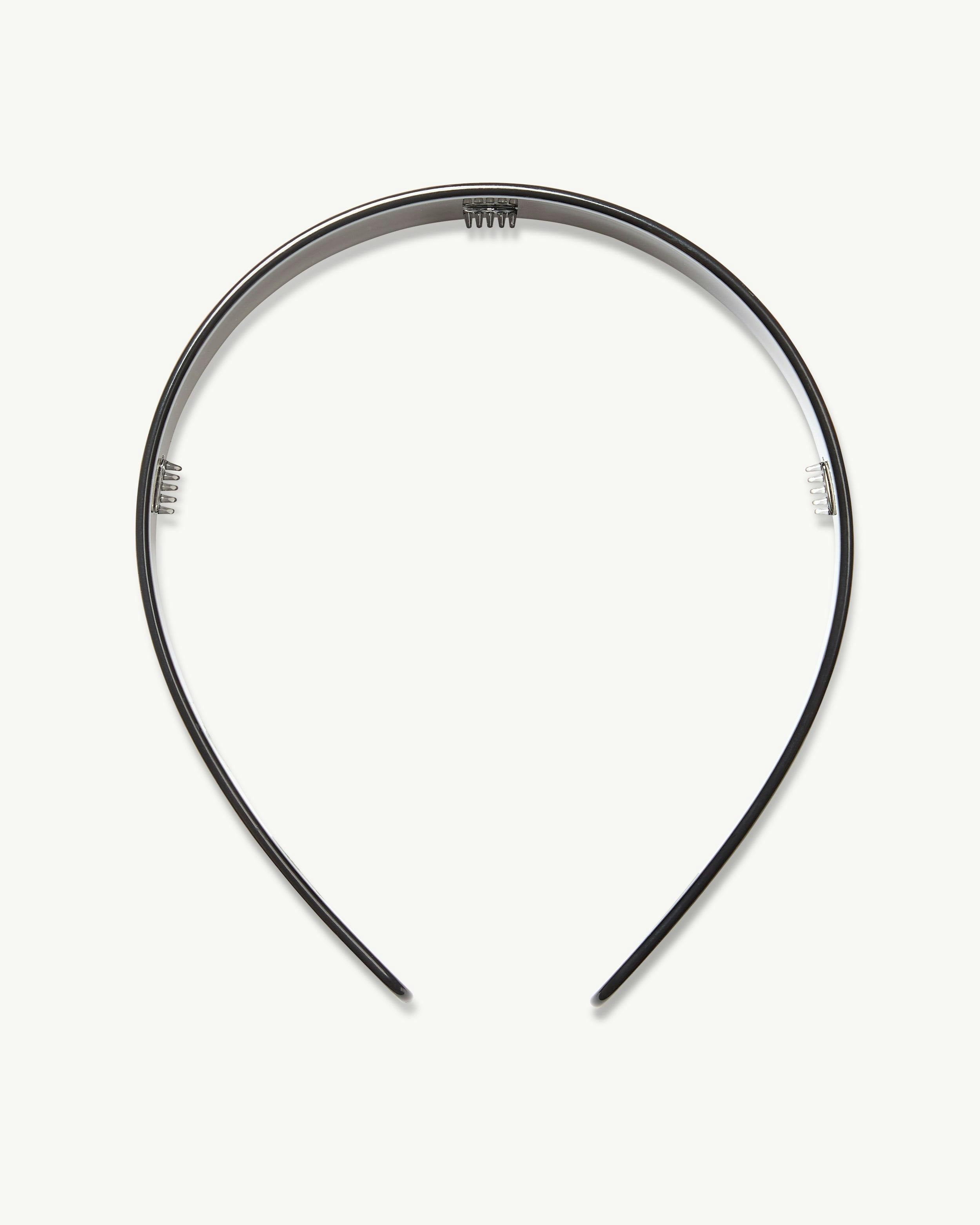 Wide Headband in Black