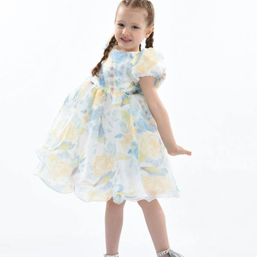 Blue Chablis Floral Garden Organza Dress