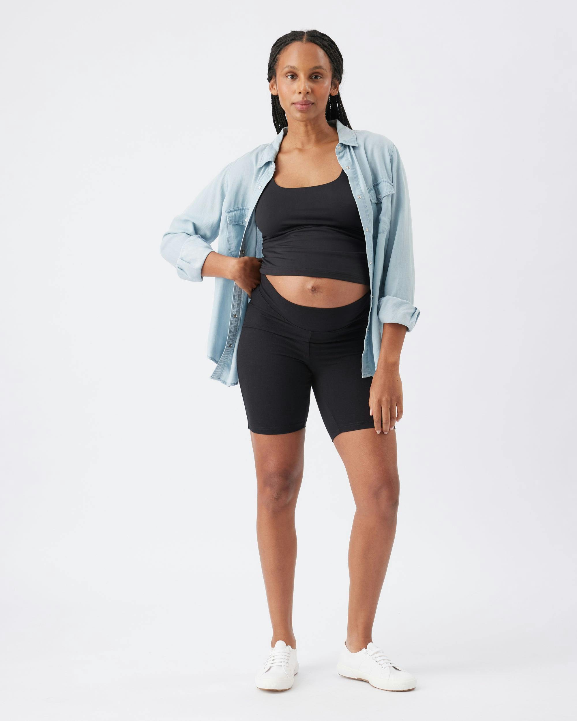 Organic Cotton Bike Short  Black