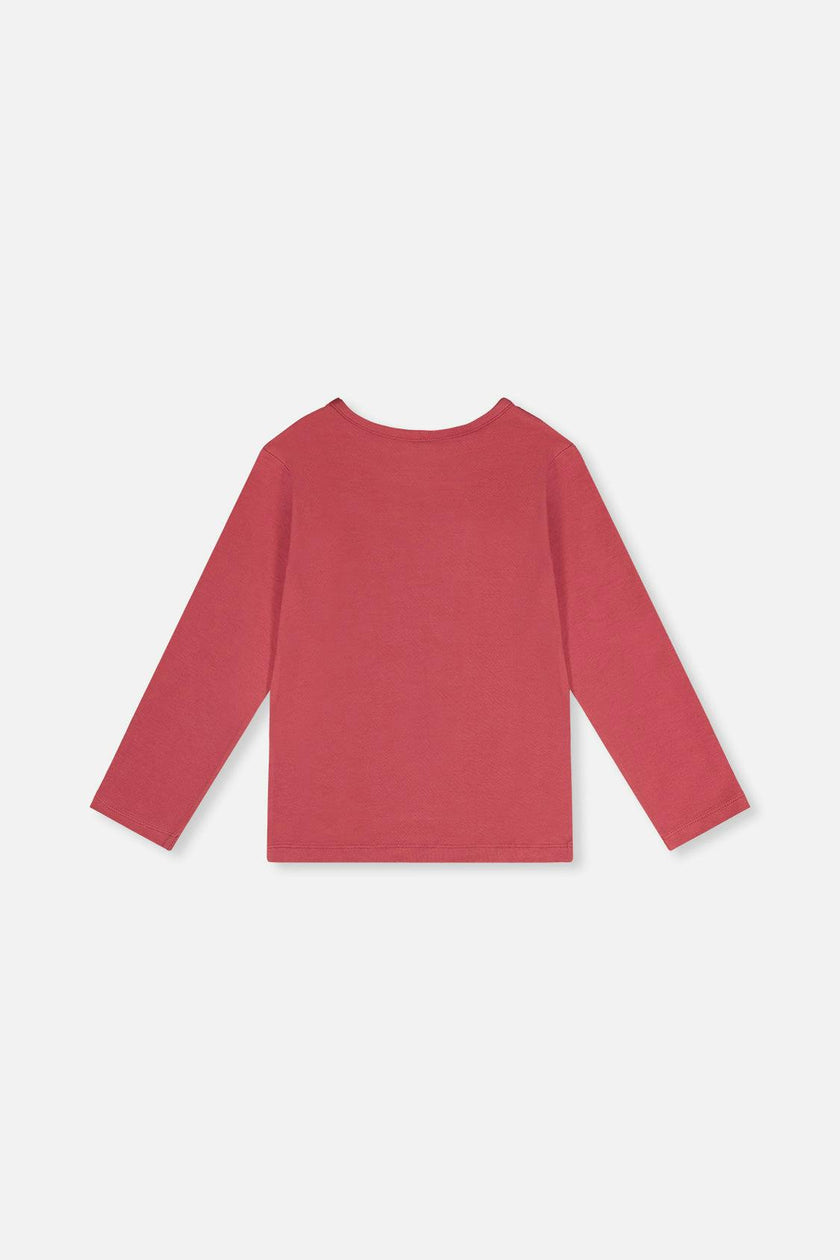 Organic Cotton Jersey T-Shirt Raspberry Pink