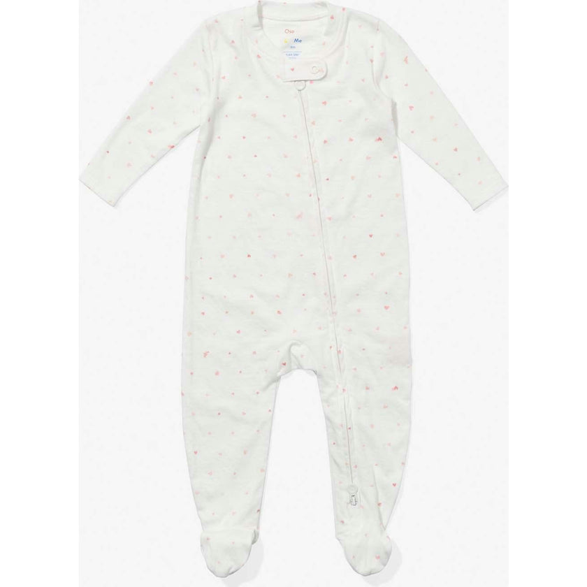 Marley Zip Pajama, Rose Hearts