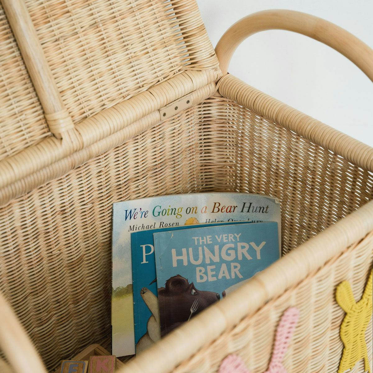 Handcrafted - Anais Toy Trunk - Rattan Wicker