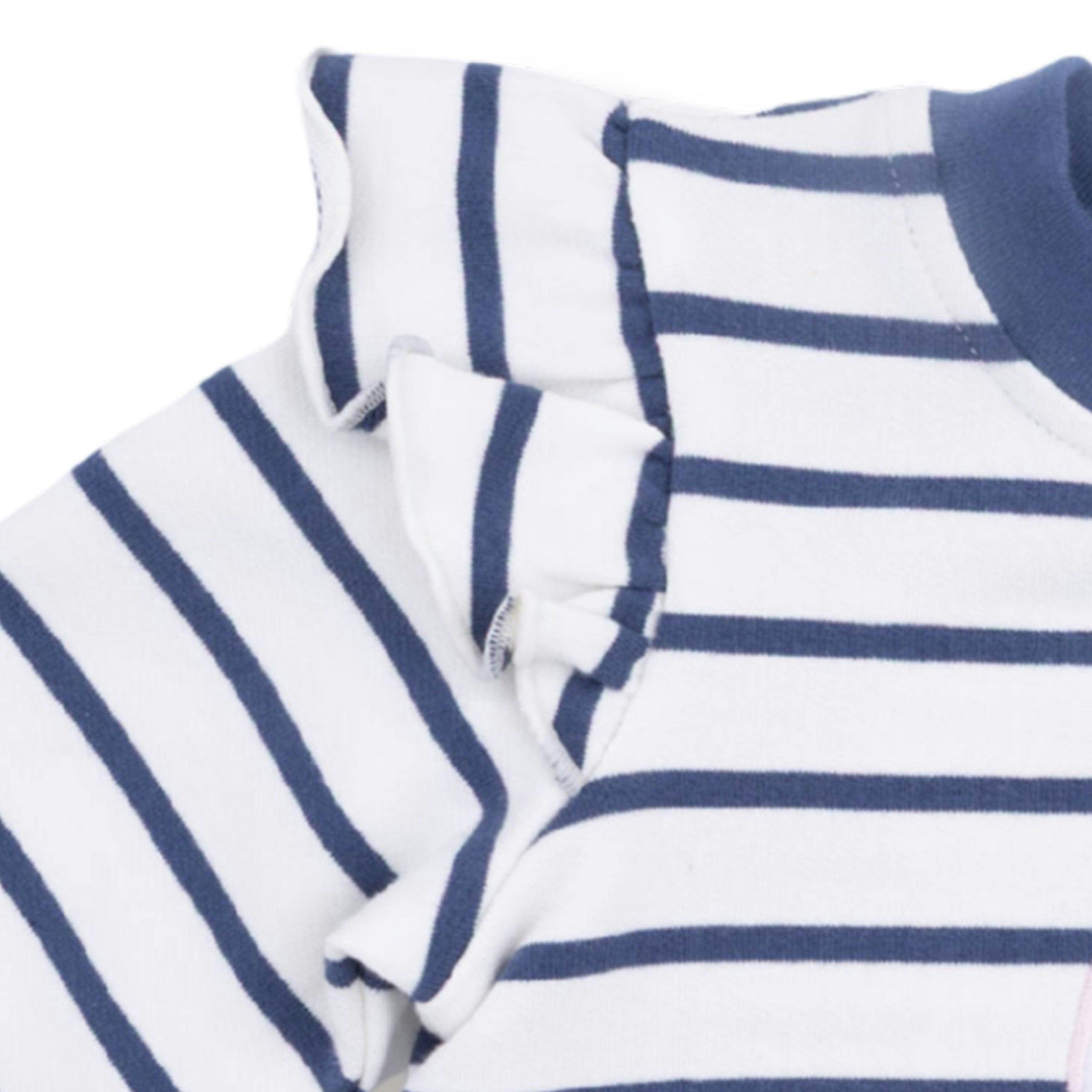 Bubbly Sailboat - Ruffle Sweatshirt & Paperbag Short