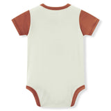 Milk Tea Bamboo Stretch Short Sleeve Sport One Piece