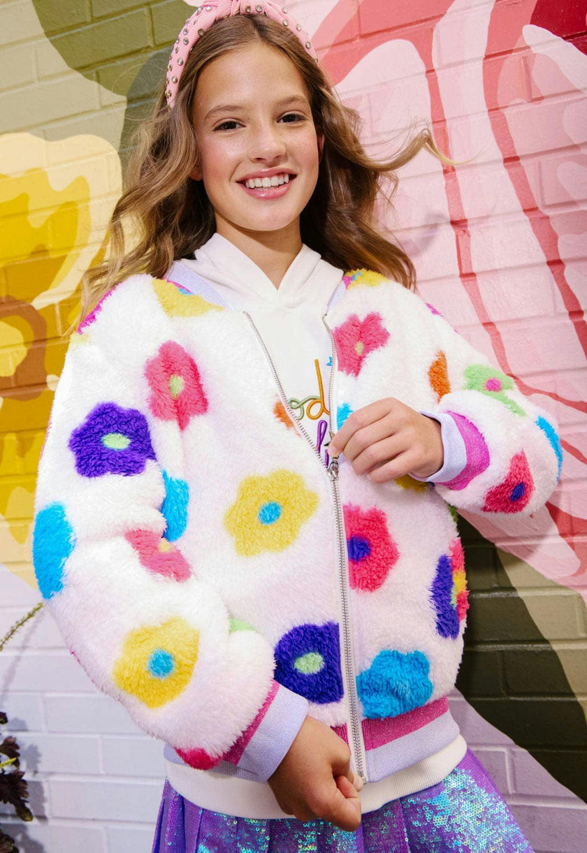 Rainbow Daisy Bomber