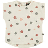 All-Over Blowfish Graphic Print Short Sleeve Top
