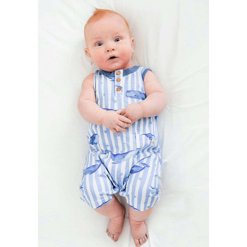 Cleo baby romper shorts