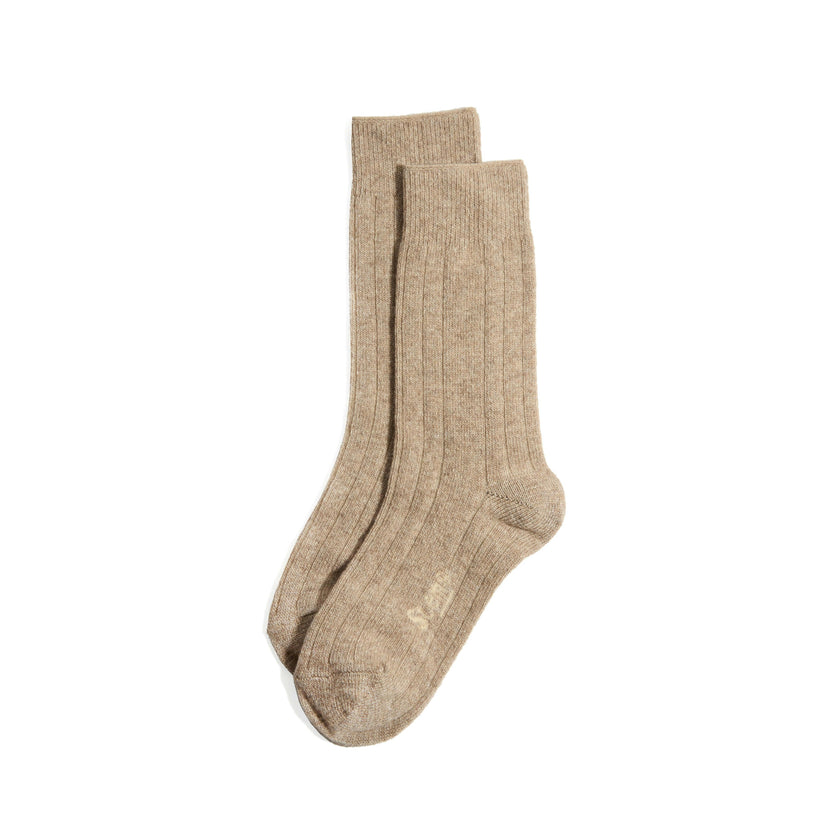 Women's Lux Wool Cashmere Crew Socks