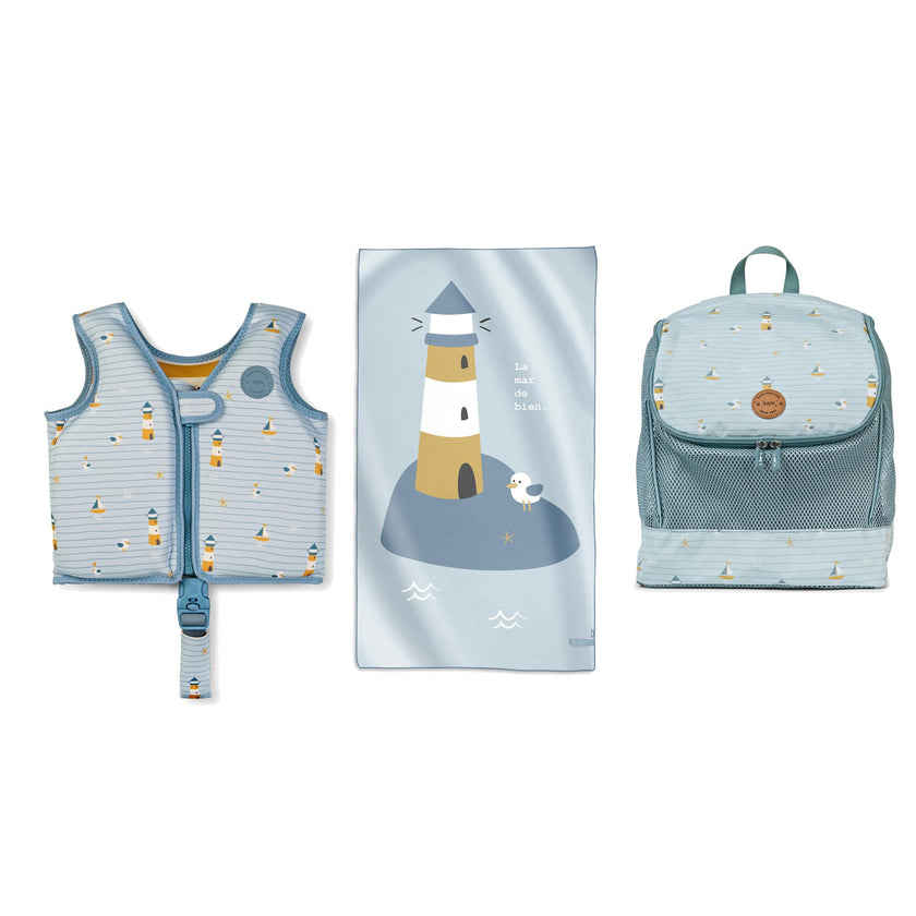 Saro Sun & Fun Beach Set Navy Hugs