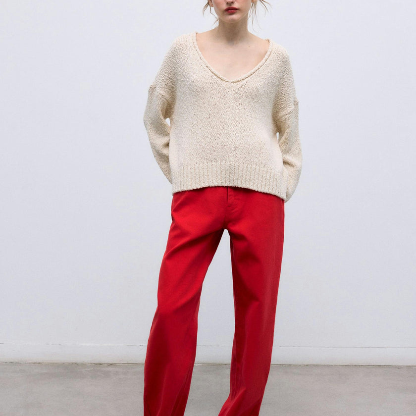 Alpina Woman Jumper Ecru