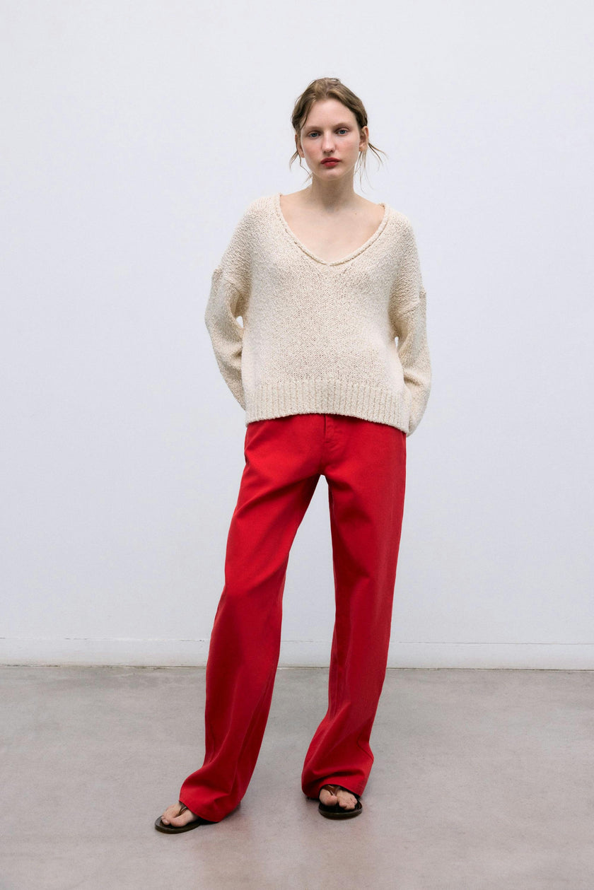 Alpina Woman Jumper Ecru