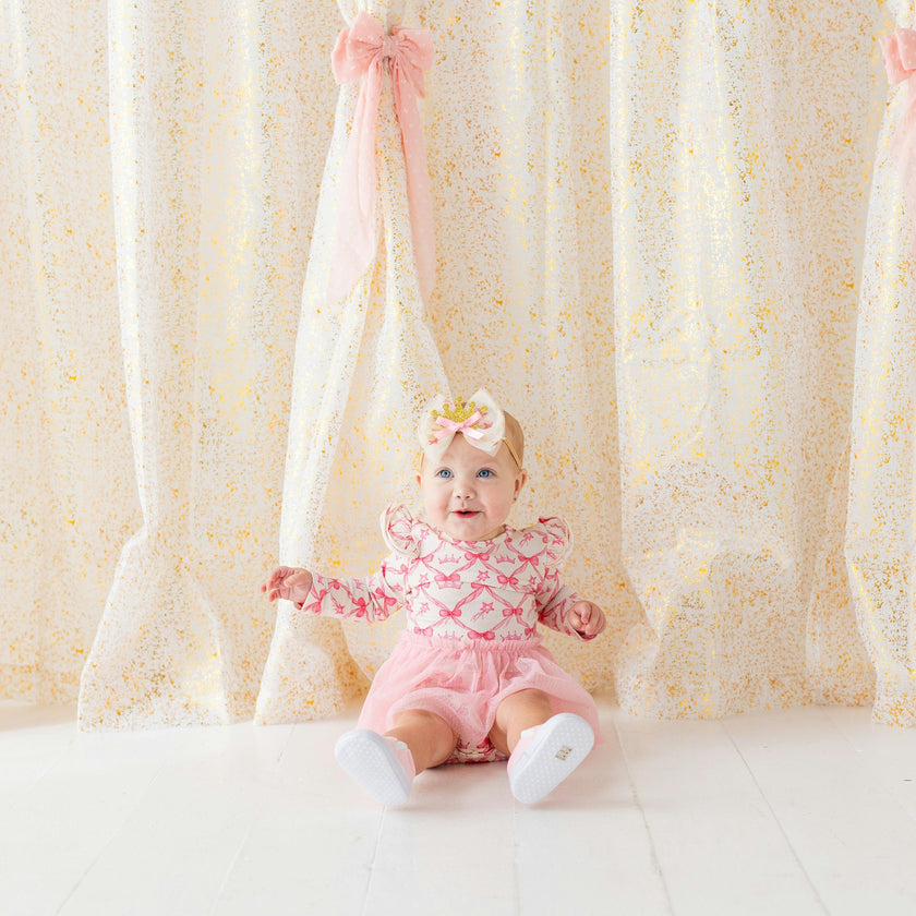 Princess Coquette Long Sleeve Tutu Bodysuit