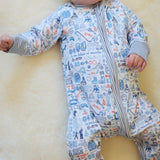 Hockey Zip Baby Onesie