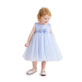 Blue Oravelle Lace Petal Gown
