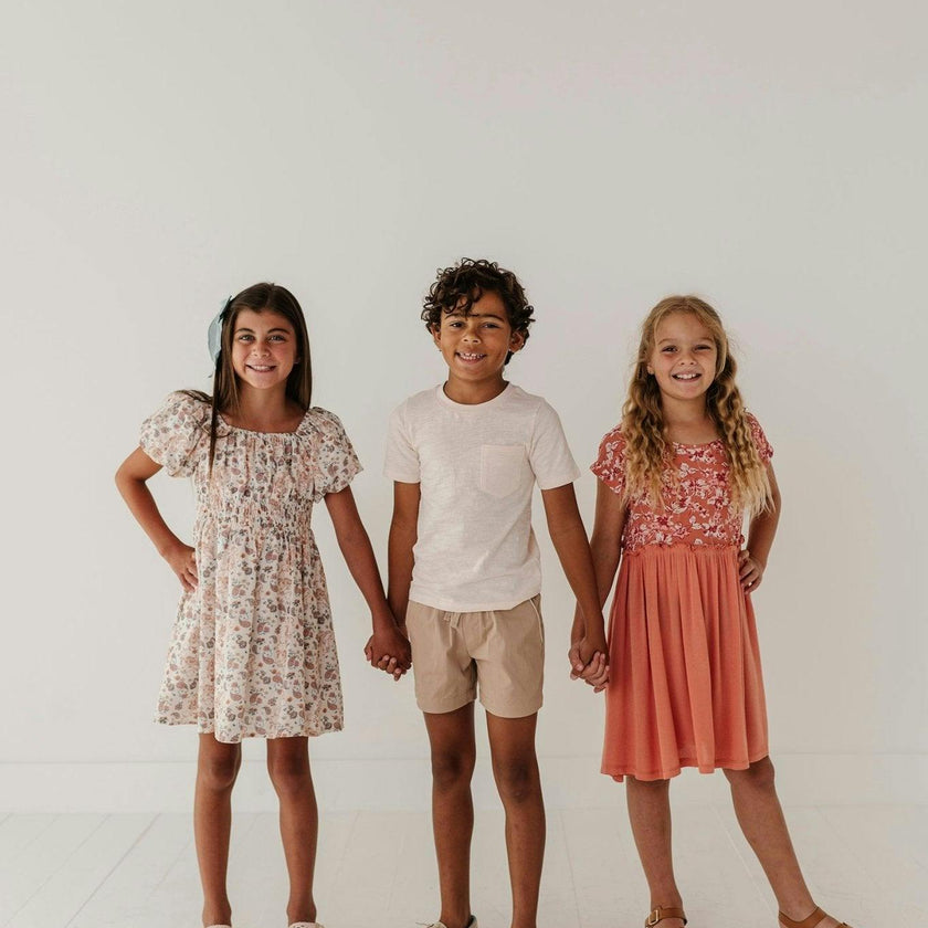 Boy's Twill Beach Shorts Desert Sage