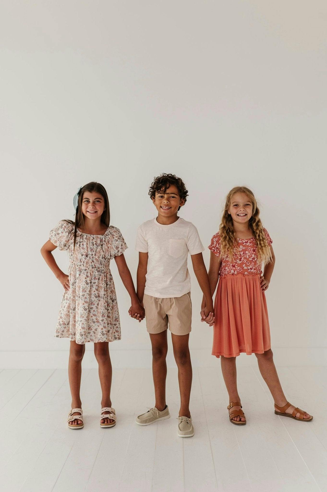 Boy's Twill Beach Shorts Desert Sage