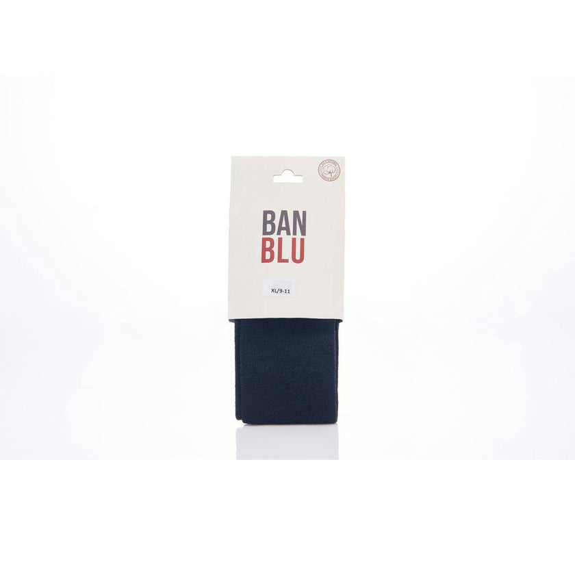 Navy Cotton Tights