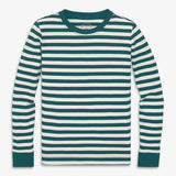 Kids organic PJ top in stripe