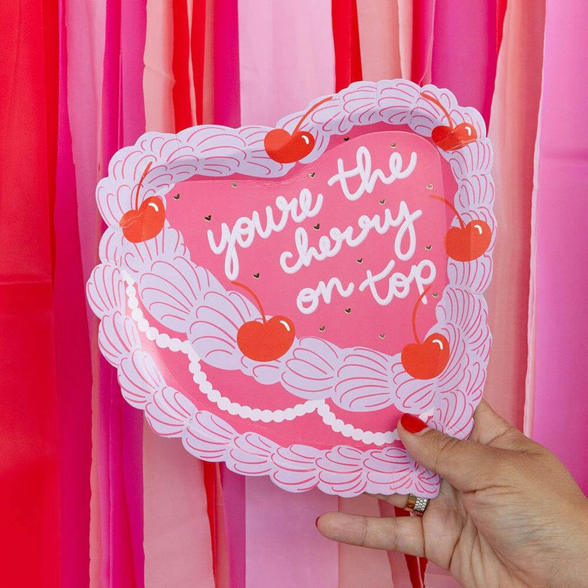 You're The Cherry On Top Dessert Plates