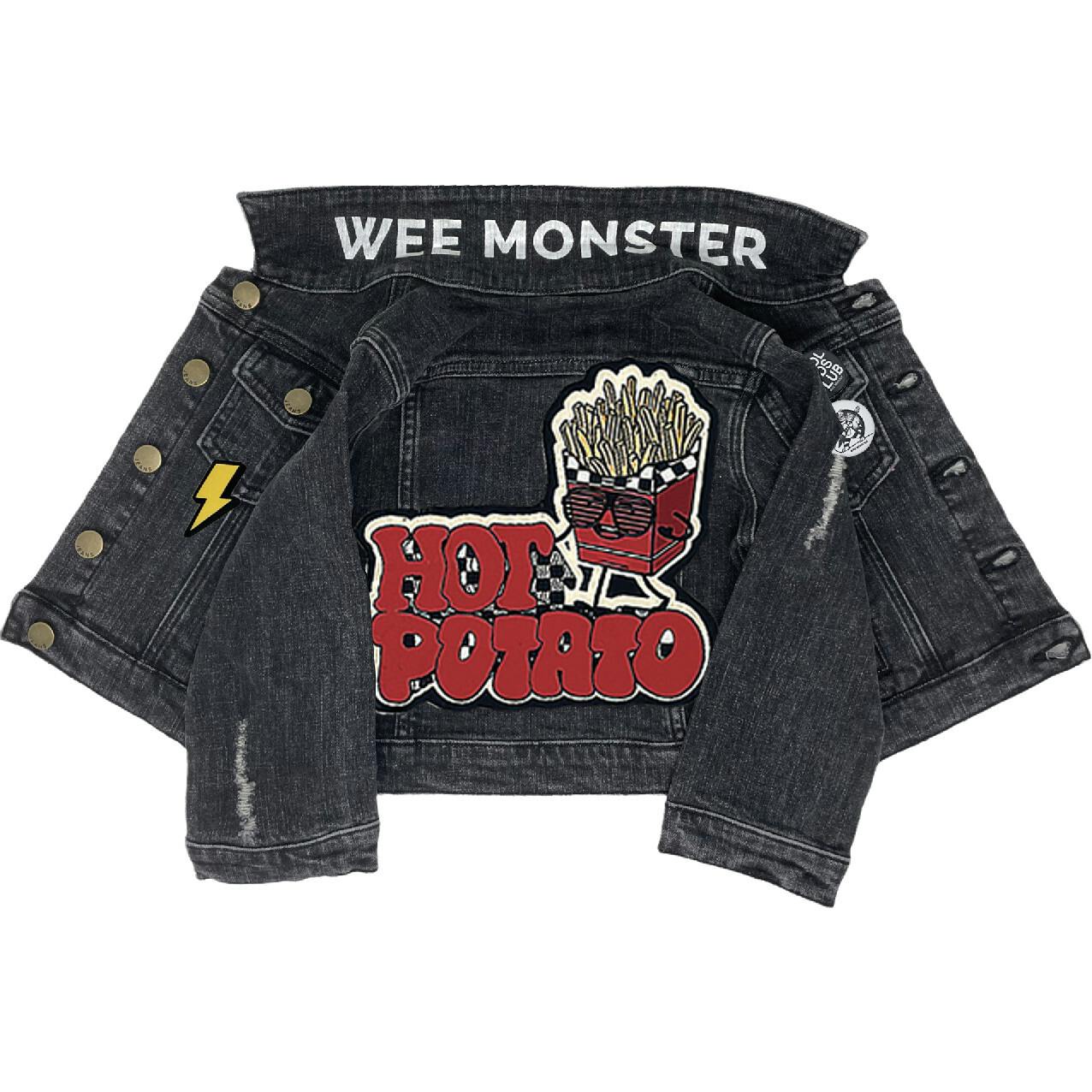 Hot Potato Black Denim Jacket - Unisex for Boys and Girls