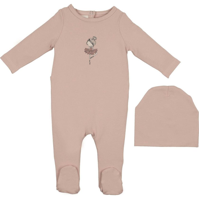 Ballerina Printed Footie