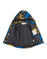 Light Weight Two Piece Chill Snowsuit Grey And Blue Dinosaur Print