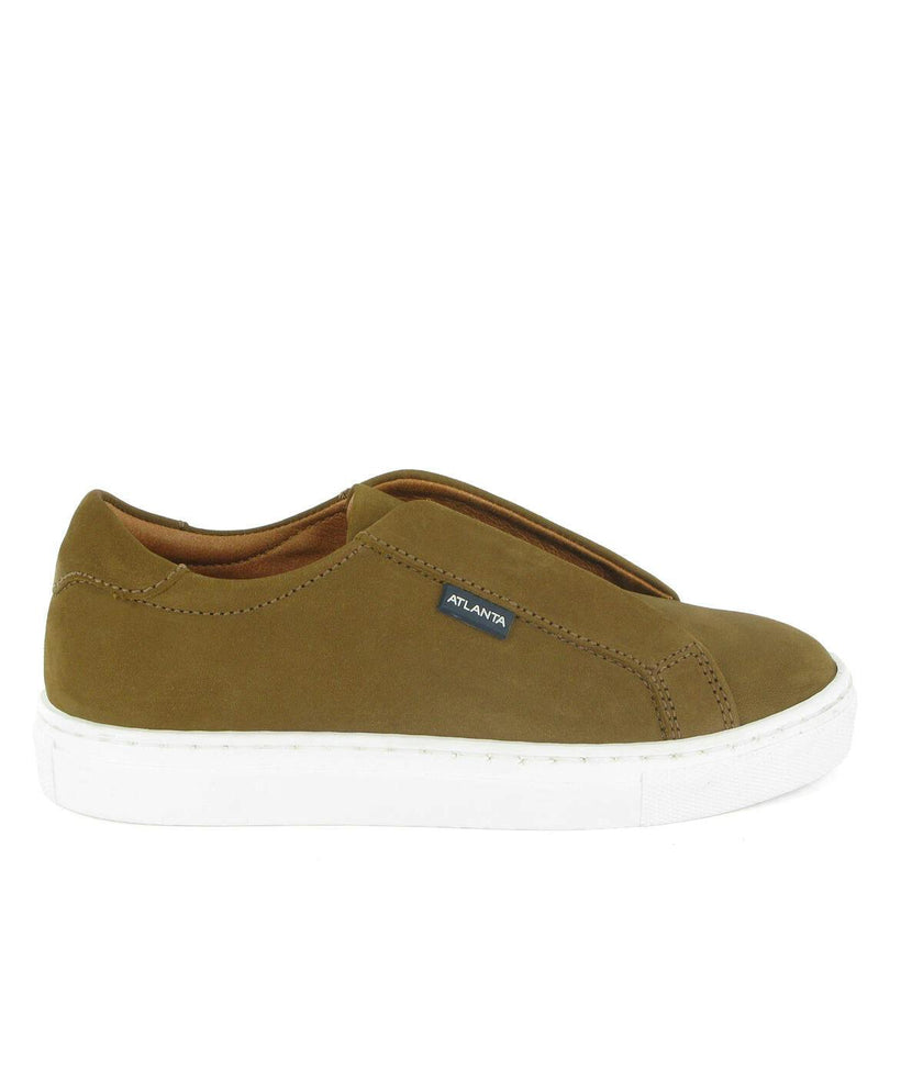 Nubuck Leather Sneaker, Camel