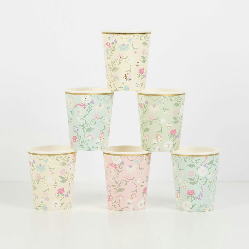 Meri Meri x Ladurée Paris Floral Cups