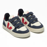 VEJA V-10 Chromefree Leather Sneakers - Nautical