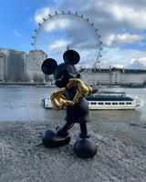 Mickey WITH LOVE Black & Gold 12in