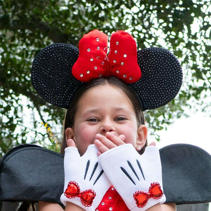 Disney Minnie Red Sparkle Ears