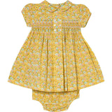 Hand-Smocked Baby Dress - Franca