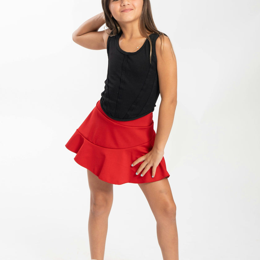 Kids Amy Ruffle Skort