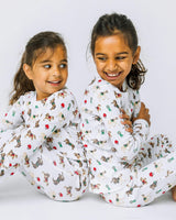 The Organic Long Sleeve Pajama Set [Riding Ponies]