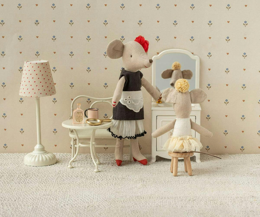 Vintage floor lamp, Mouse - Sand