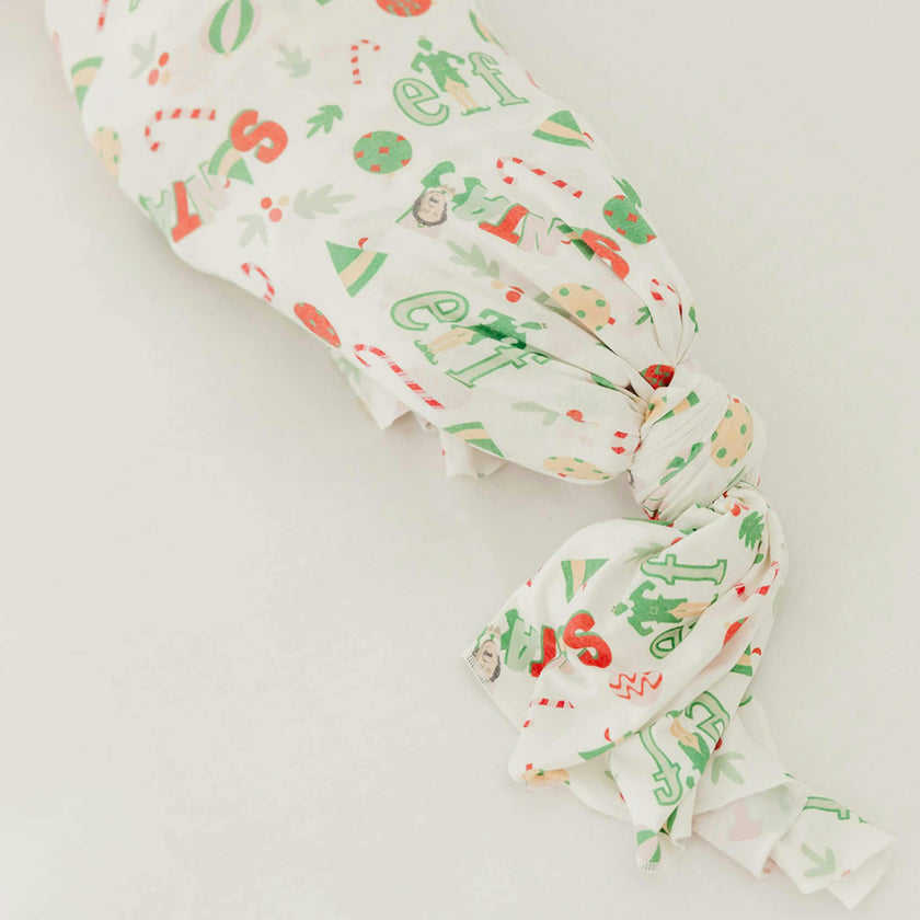 Knit Swaddle Blanket - Elf
